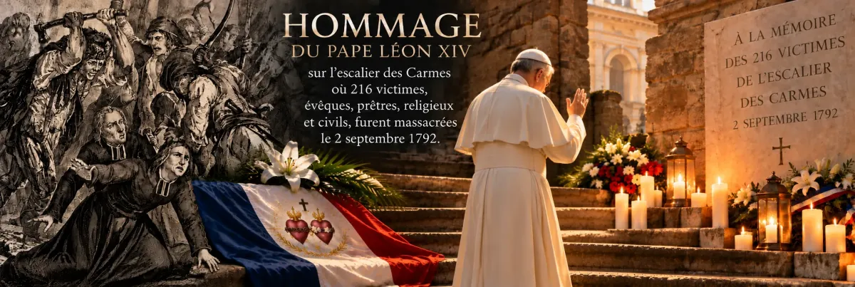 Hommage du pape aux Martyrs des Carmes