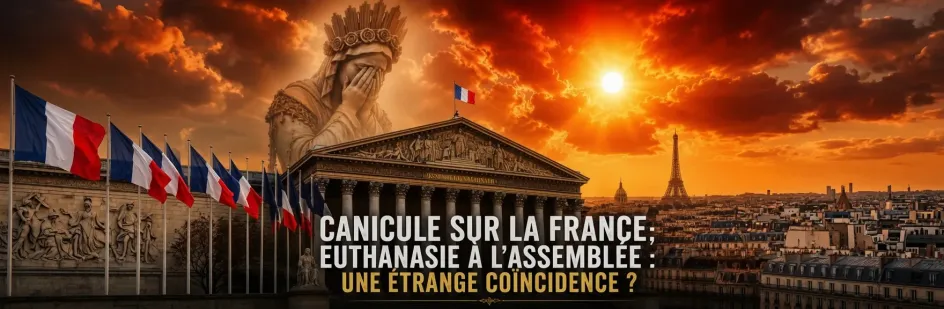 Canicule sur la France, euthanasie à l'Assemblée : une étrange coïncidence ?