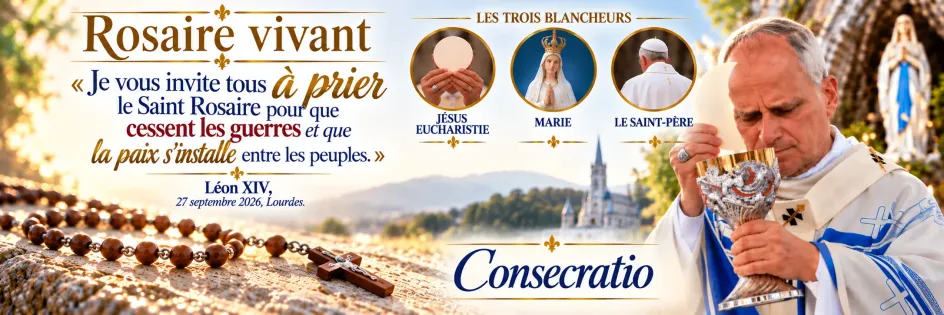 Rosaire vivant : répondons à l’appel du Saint-Père