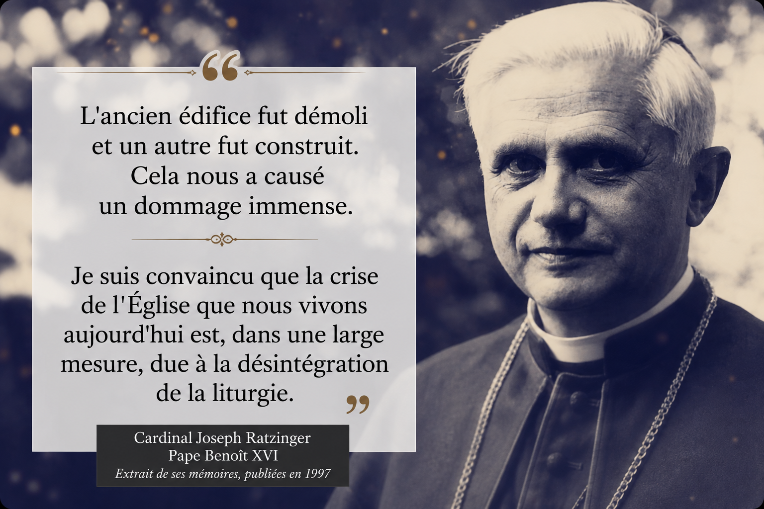 Benoît XVI liturgie